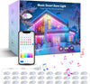 Music Permanent Outdoor Lights,Speaker RGB Smart Eaves Lights with App Controم