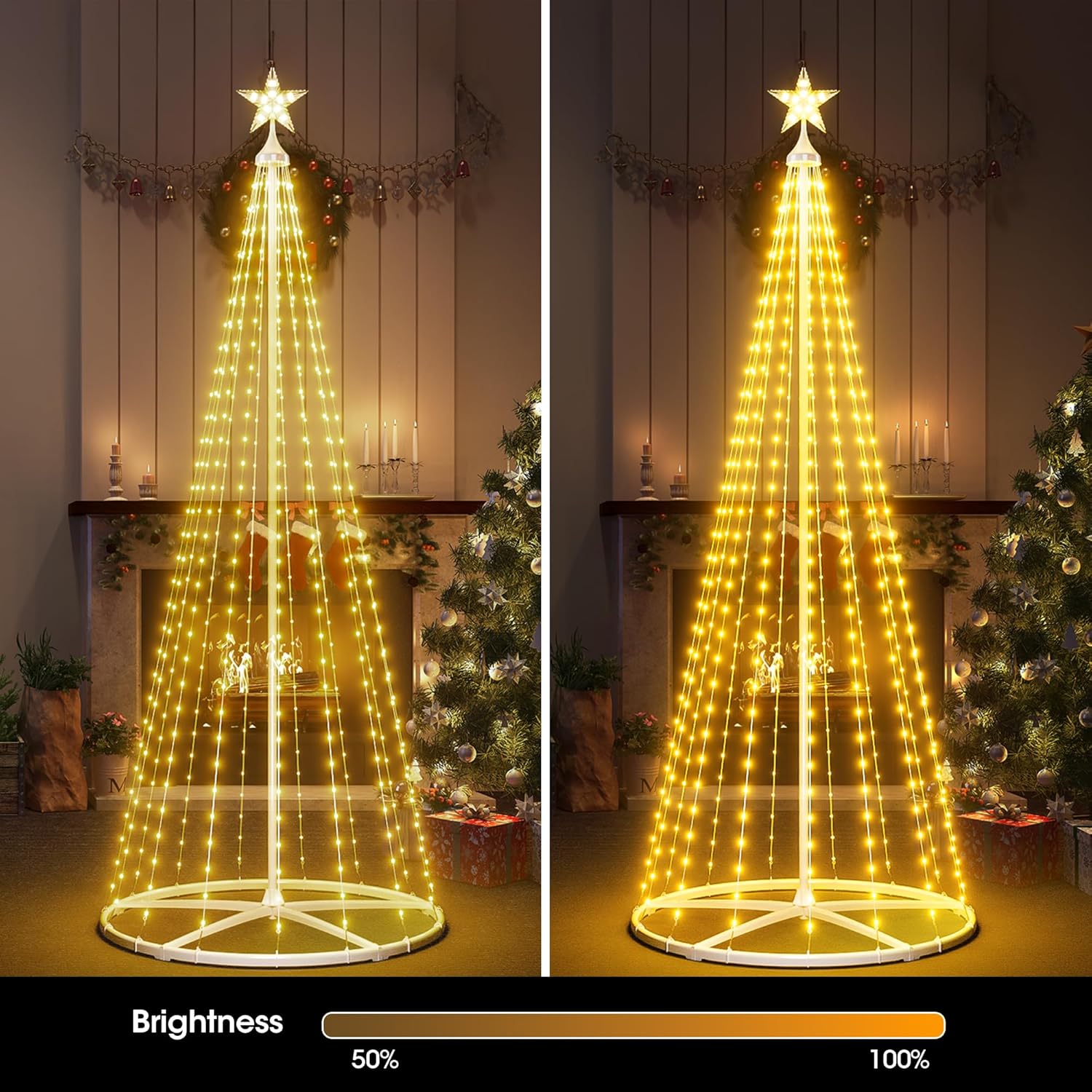 Smart LED Christmas Tree – Bright Lights & Music Sync!